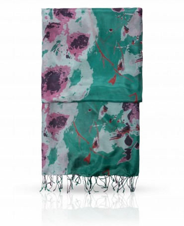 Палантин Женский S-CN.FLOWER/BLUE